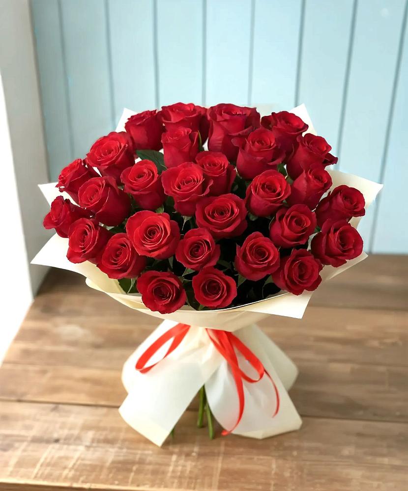 Букет 29 Красных роз в городе Камень-на-Оби