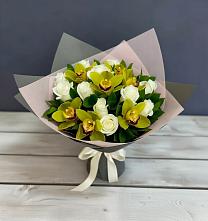 Букет цветов из:  Орхидеи и Розы в городе Камень-на-Оби