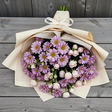 Букет цветов из:  Розы и Хризантемы в городе Камень-на-Оби