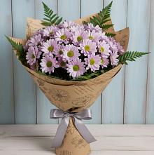 Букет цветов из:  Хризантемы в городе Камень-на-Оби