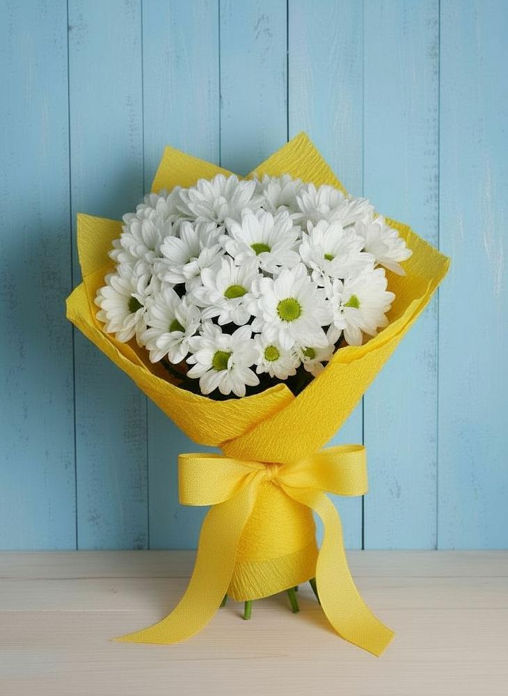 Букет цветов из: Хризантемы в городе Камень-на-Оби