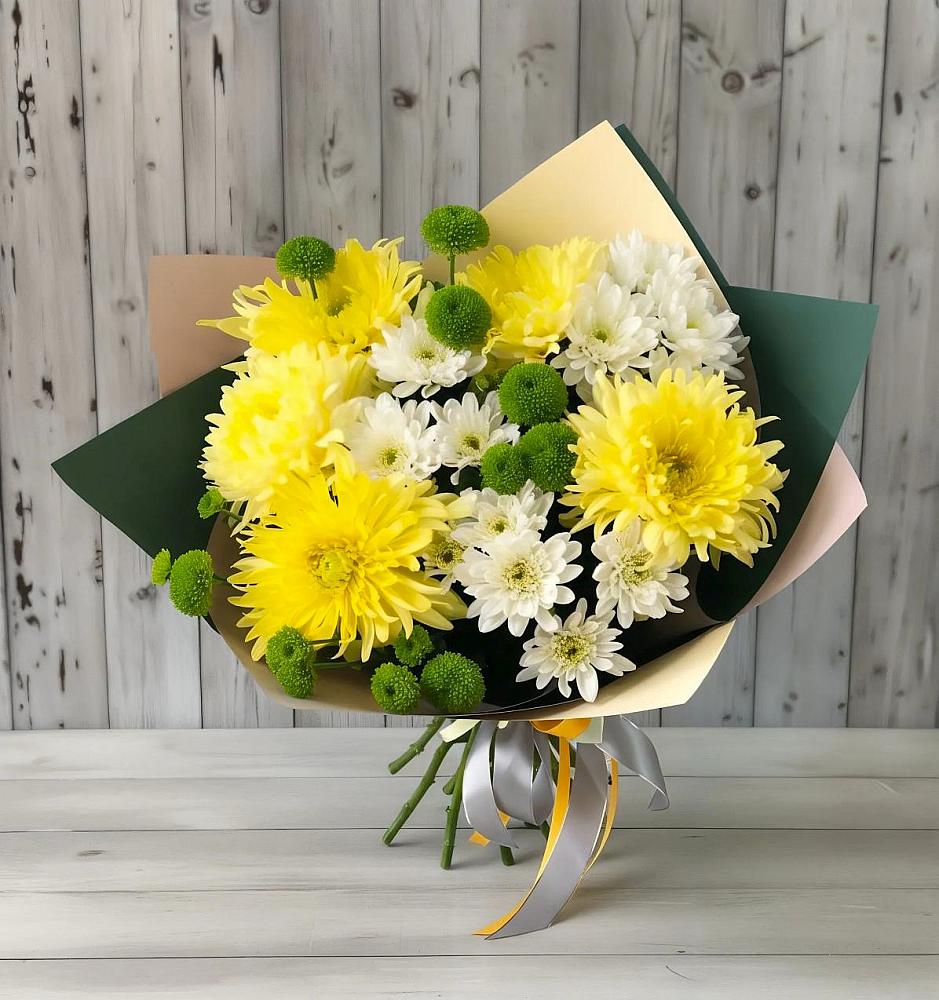 Букет цветов из: Хризантемы в городе Камень-на-Оби