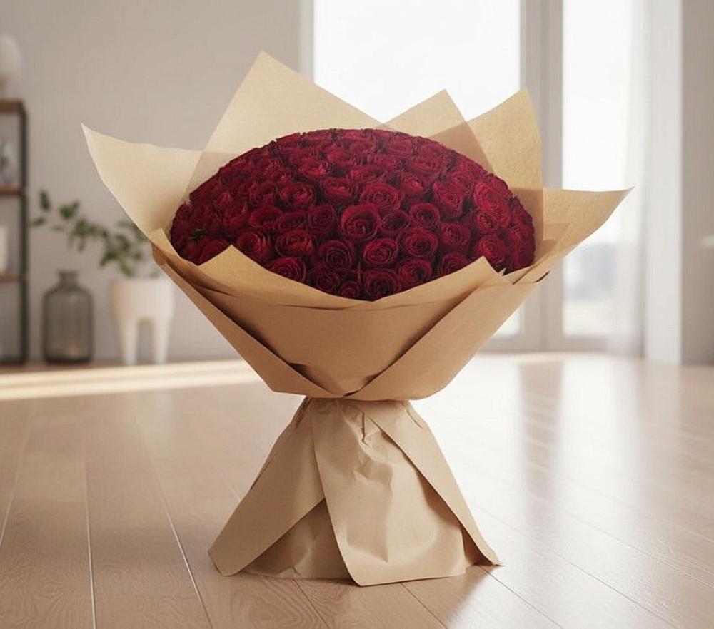Букет 101 Красная роза в городе Камень-на-Оби