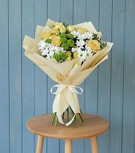 Букет цветов из:  Хризантемы и Розы в городе Камень-на-Оби