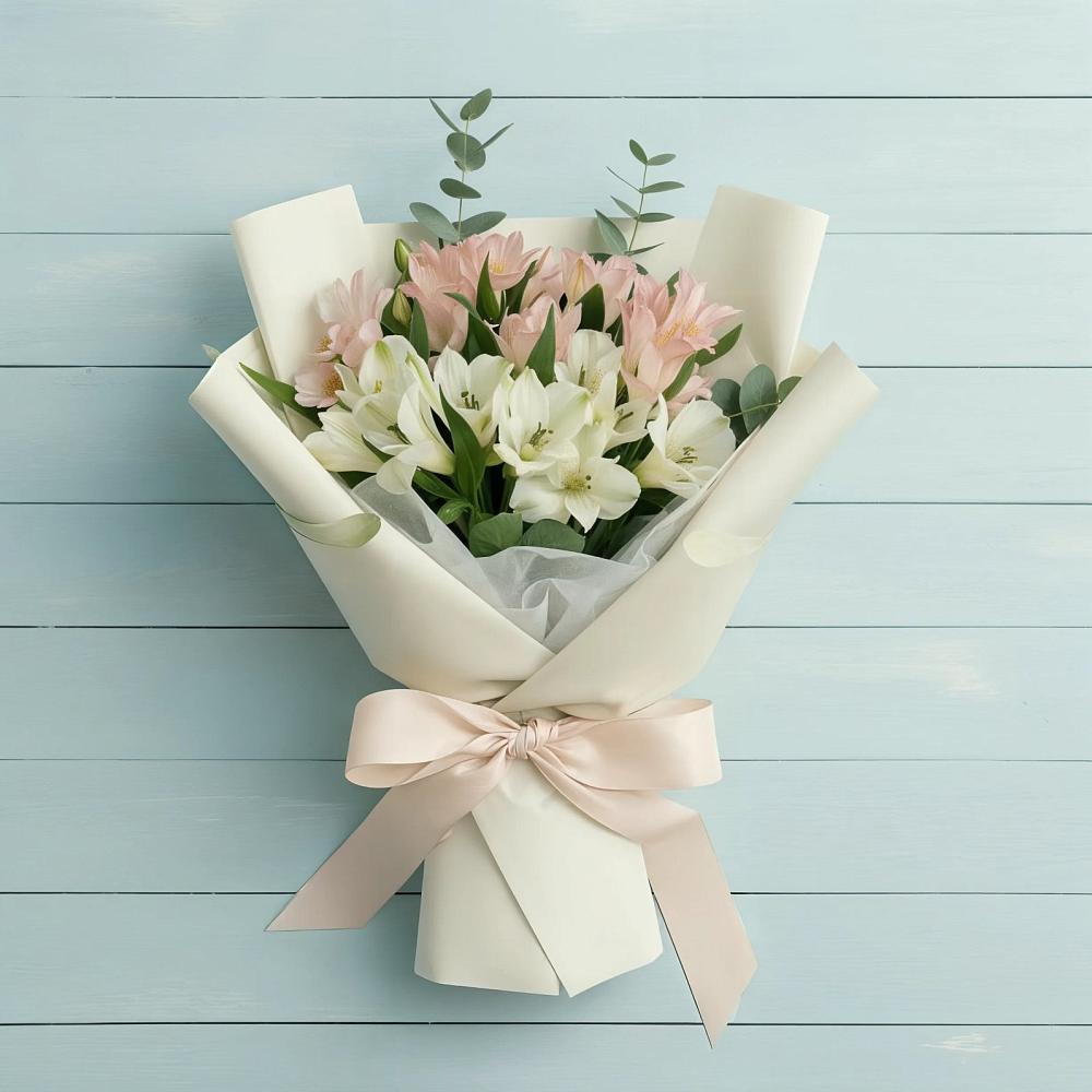 Букет цветов из: Альстромерии в городе Камень-на-Оби