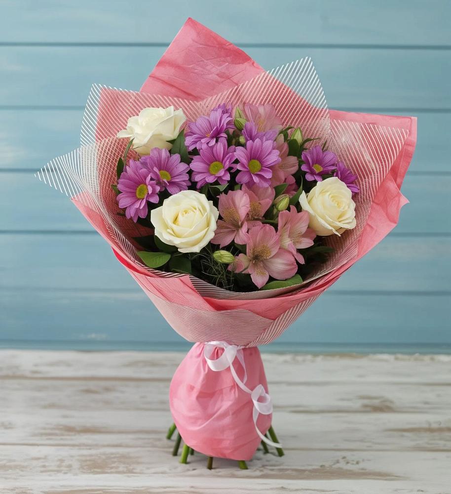 Букет цветов из: Герберы в городе Камень-на-Оби