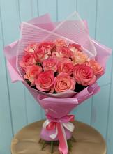 Букет 15 Розовых роз Равель в городе Камень-на-Оби