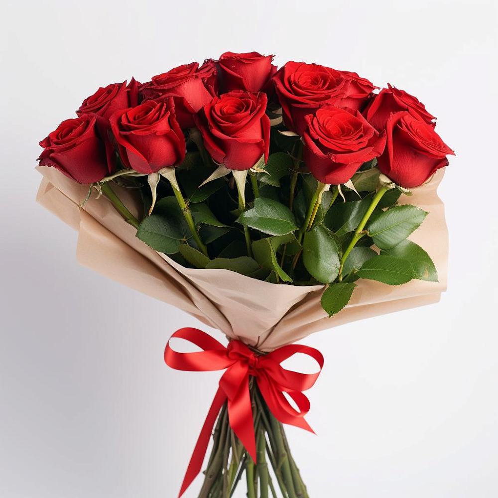Букет 11 Красных роз Эдлесс Лав в городе Камень-на-Оби